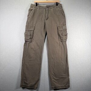 UnionBay Mens 32x34 Cargo Pants Khaki‎ Cotton Straight Leg Casual Outdoor